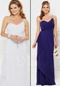 53% OFF on One-shoulder Floor-length Chiffon Bridesmaid Dress.