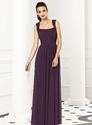 50% OFF For Chiffon Draped Straps Floor-length Bridesmaid Dress.