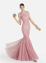 50% OFF on Mermaid Tulle One-shoulder Beaded Long Prom Dress.