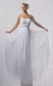 70% Off A-line Chiffon Strapless Empire Waist Prom Dress.