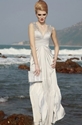 44% OFF on Beaded A-line V-neck Floor-length Silk Like Satin Evening Dress.