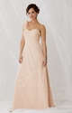 Extra 12% OFF on A-line One-shoulder Floor-length Chiffon Bridesmaid Dress.
