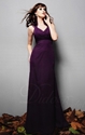 51% OFF on Empire Halter Floor-length Chiffon Bridesmaid / Wedding Party Dress.