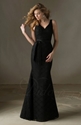 48% OFF on Trumpet/Mermaid V-neck Floor-length Lace Bridesmaid Dress.