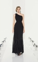 Extra 8% OFF Elegant A-line One-shoulder Floor-length Chiffon Bridesmaid Dress.