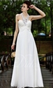 Extra 10% OFF on A-line Halter Beaded Chiffon Evening Dress.