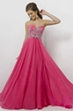50% OFF on Chiffon A-line Beaded Sweetheart Floor-length Prom Dress.