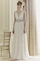 Extra 10% OFF For A-line Beaded Straps Chiffon Diamonds Wedding Dress!