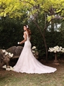 Extra 10% OFF on Straps Chapel Train Lace Beaded Lace-up Tulle Wedding Dress.