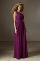 Extra 8% OFF on Elegant One-shoulder Pleats Floor-length Chiffon Bridesmaid Dress!