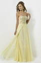 55% OFF Chiffon Strapless Beaded Floor-length Prom Dress.