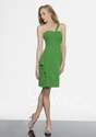 50% OFF For A-line One-shoulder Cascading Pleats Chiffon Knee-length Bridesmaid Dress.