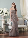 50% OFF on Satin Pleated Floor-length Bridesmaid Dress