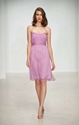 50% OFF For Chiffon Pleated Strapless Knee-length Bridesmaid Dress.