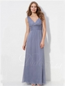 50% OFF For Pleated ChiffonV-neck A-line Evening Dress.