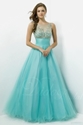 65% OFF on Bateau Neckline Tulle Ball Gown Beaded Floor-length Prom Dress