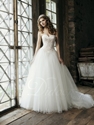 50% OFF on Tulle Lace Court Train Sweetheart A-line Wedding Dress.