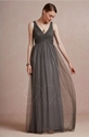 61% OFF on Chiffon Pleated V-neck A-line Floor-length Bridesmaid Dress