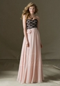 46% OFF For Lovely A-line Sweetheart Floor-length Lace Chiffon Bridesmaid Dress.