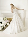 55% OFF For Elegant A-line Sweetheart Chapel Train Satin Wedding Dress