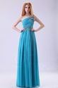 71% OFF on Stunning A-line One-shoulder Floor-length Chiffon Prom Dress