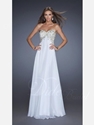 60% OFF on Charming Chiffon Sweetheart Beaded Diamond Floor-length Prom Dress