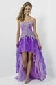 55% OFF on Beaded Asymmetrical Tulle Sweetheart Prom Dress