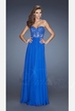 60% OFF on Elegant Sweetheart Chiffon Beaded Floor-length Prom Dress