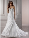 46% OFF For Enchanting Fit-and-flared Sweetheart Court Train Taffeta Wedding Dress