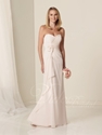 50% OFF on Elegant Pleated Chiffon Sweetheart Floor-length Bridesmaid Dress