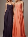 51% OFF on Dramatic Empire Sweetheart Floor-Length Chiffon Bridesmaid Dress