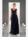 53% OFF on Generous A-line Straps V-neck Chiffon Bridesmaid Dress