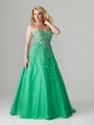 Extra 10% OFF on Princess Sweetheart Tulle with Sequins Plus Size Prom Dress