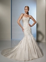 65% OFF on Sweetheart Diamonds Chapel Train Lace-up Wedding Dress