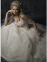 48% OFF on Sweetheart Chapel Train Ball Gown Tulle Wedding Dress