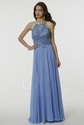 New Arrival! 60% OFF on Halter Chiffon Beaded Long Prom Dress