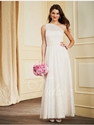 51% OFF on One-shoulder Lace Floor-length Bridesmaid Dress