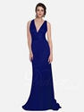 50% OFF For A-line Deep V-neck ChiffonLong Evening Dress