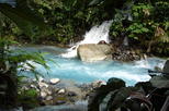 Save 10%! Blue Volcanic River Waterfalls and Hot Springs Mud Bath Adventure in Rincon de la Vieja from La Cruz